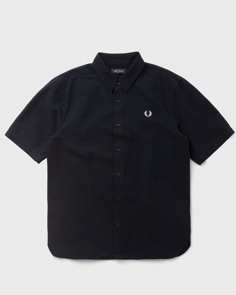 Fred Perry TEXTURED SEERSUCKER SHIRT blue