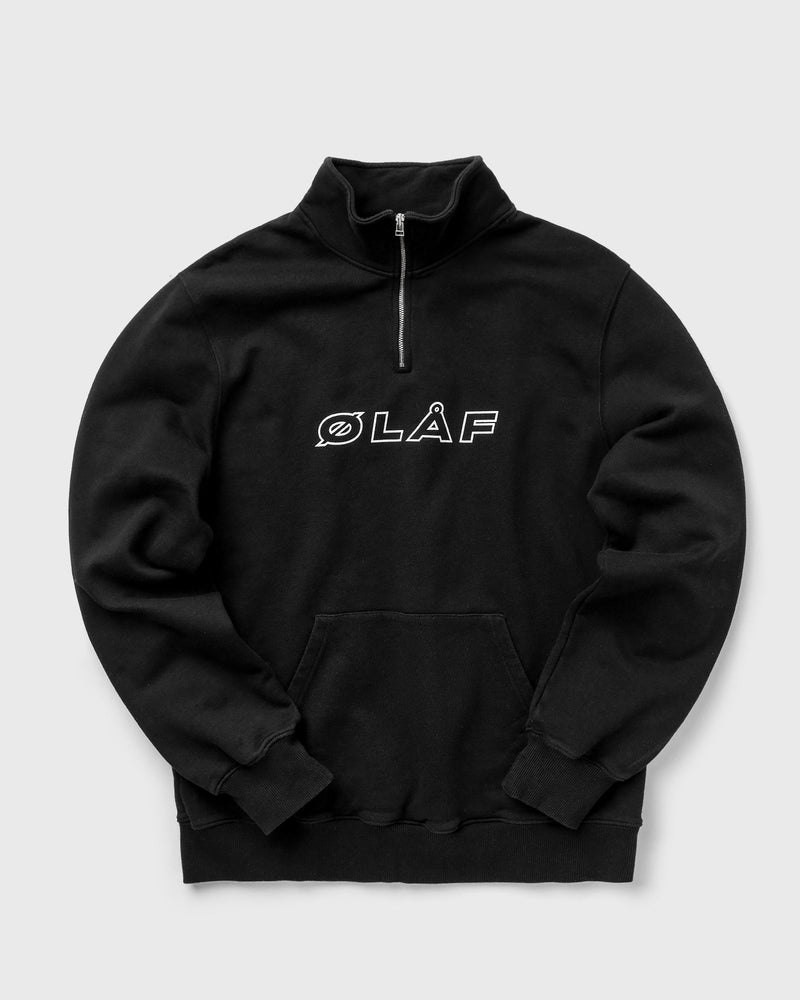 LF ITALIC ZIP MOCK black