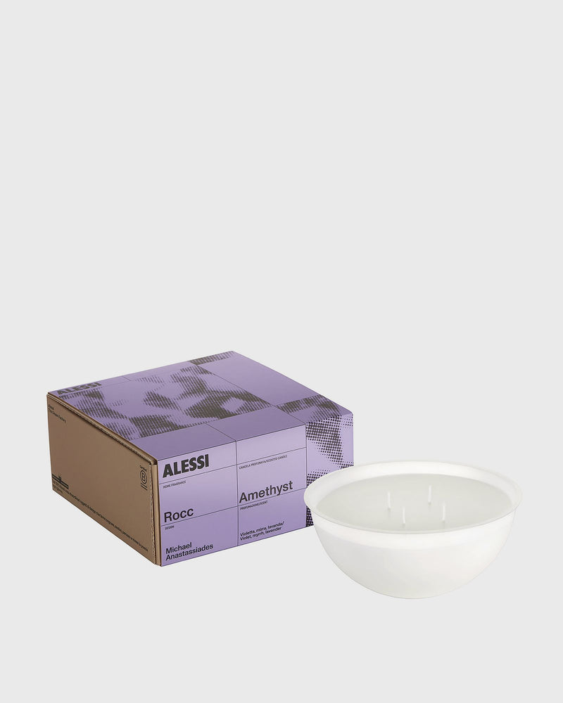 Alessi Rocc,duftkerze Amethyst M - 600gr