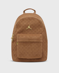 Jordan Suede Monogram Backpack Brown