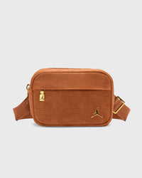 Jordan Suede Monogram Camera Bag Brown