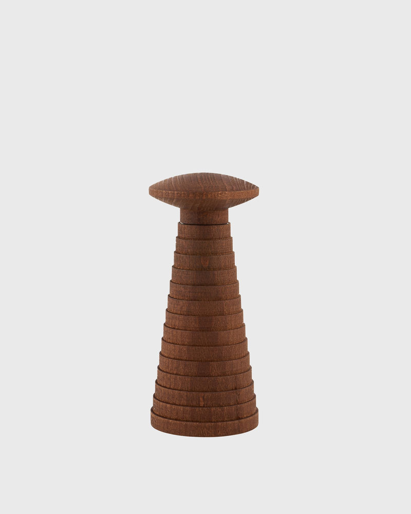 Alessi YUCATAN, Salt pepper and spice mill brown