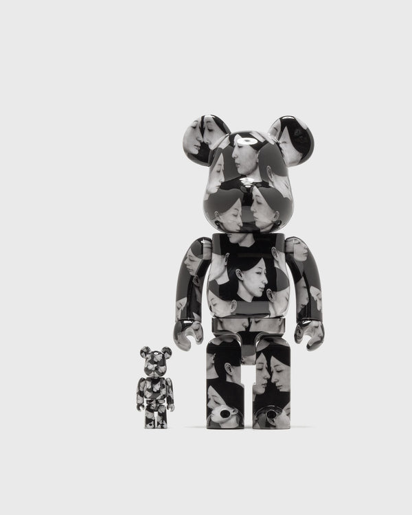 MEDICOM BEARBRICK 400% BLACK SCANDAL MULTIPLE SELVES 2-PACK multi