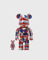 Medicom Bearbrick 400% Andy Warhol Brillo 2022 2-Pack Multi