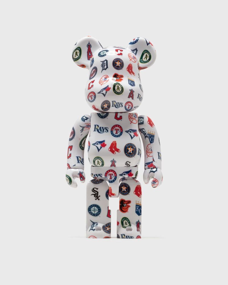 MEDICOM BEARBRICK 1000% MLB AMERICAN LEAGUE white
