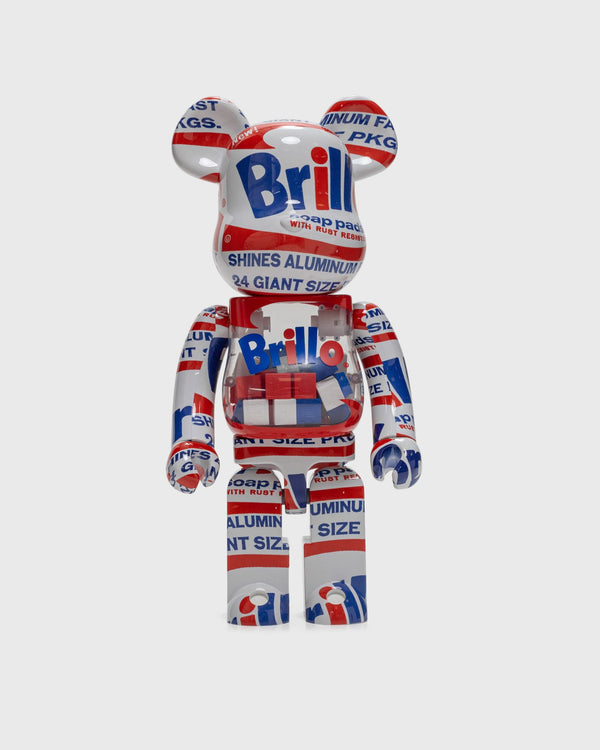 MEDICOM BEARBRICK 1000% ANDY WARHOL BRILLO 2022 multi