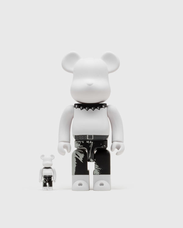 Medicom Bearbrick 400% Andy Warhol X The Rolling Stones Sticky Fingers 2-Pack