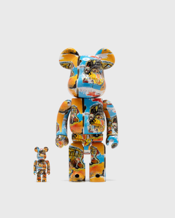 MEDICOM BEARBRICK 100% 400% JEAN-MICHEL BASQUIAT #10 multi