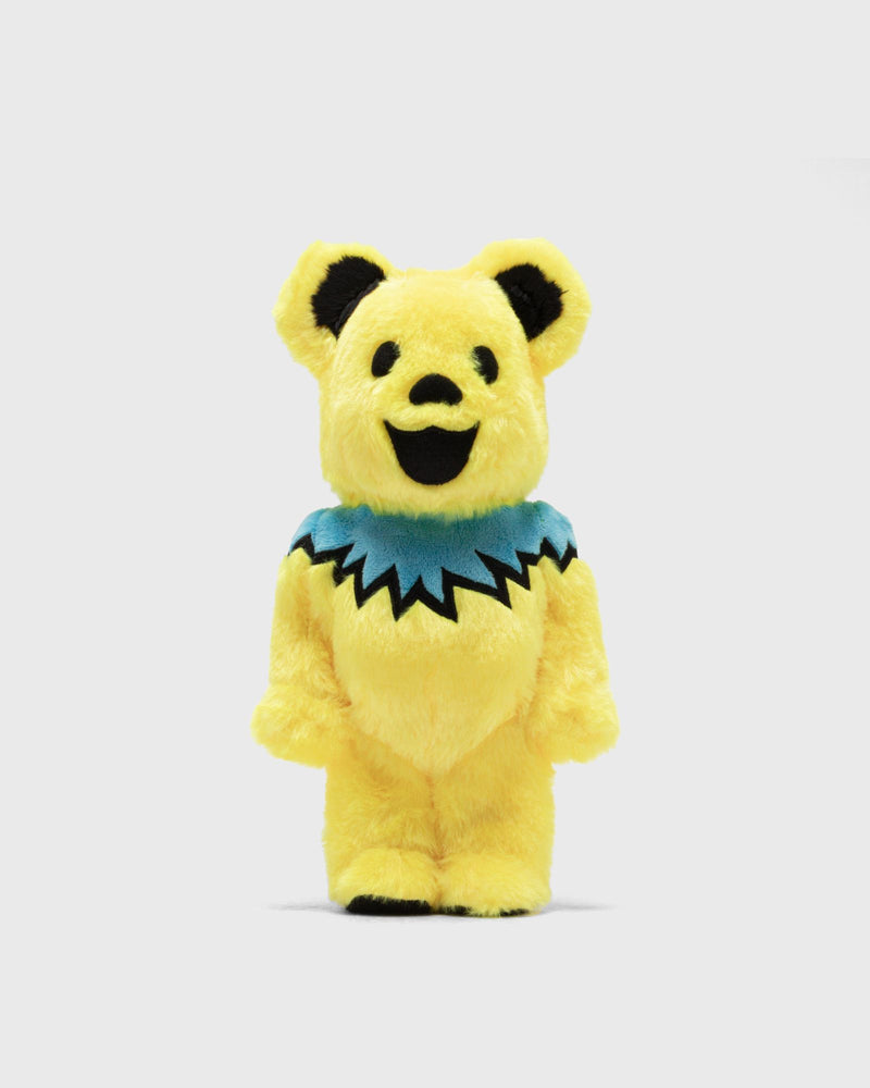 MEDICOM BEARBRICK 400% GRATEFUL DEAD DANCING BEARS COSTUME yellow