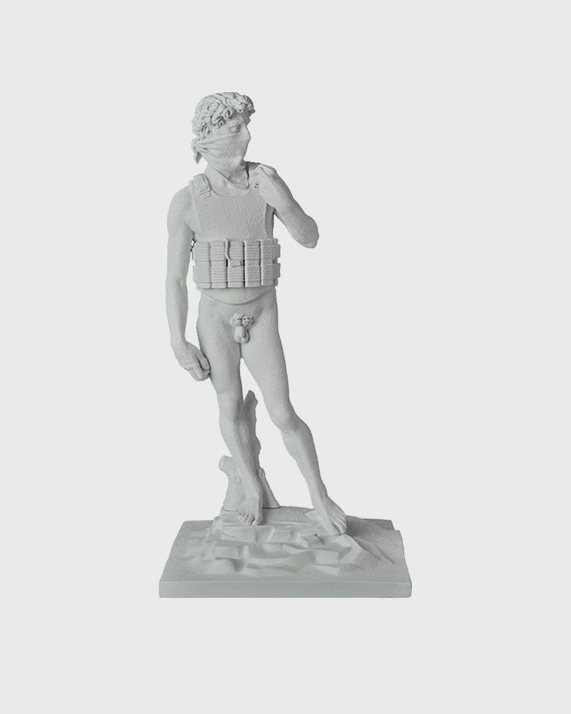 MEDICOM BRANDALISM SUICIDE MAN STATUE GESSO VERSION multi