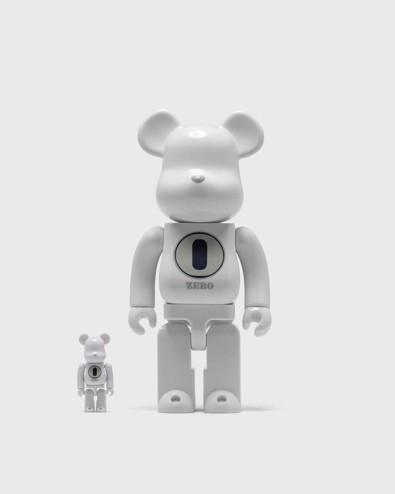 MEDICOM BEARBRICK 100% 400% ROBERT INDIANA X FRAGMENTDESIGN WHITE white