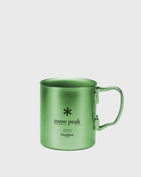 Snow Peak Titanium Single Wall Mug 450Ml Green