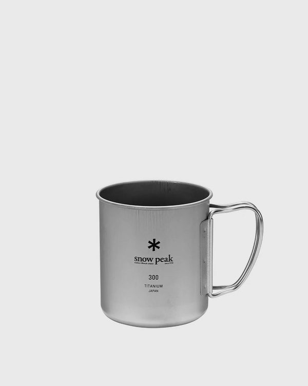 Snow Peak TITANIUM SINGLE WALL 300 MUG silver