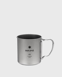 Snow Peak Titanium Single MUG 450ml silver