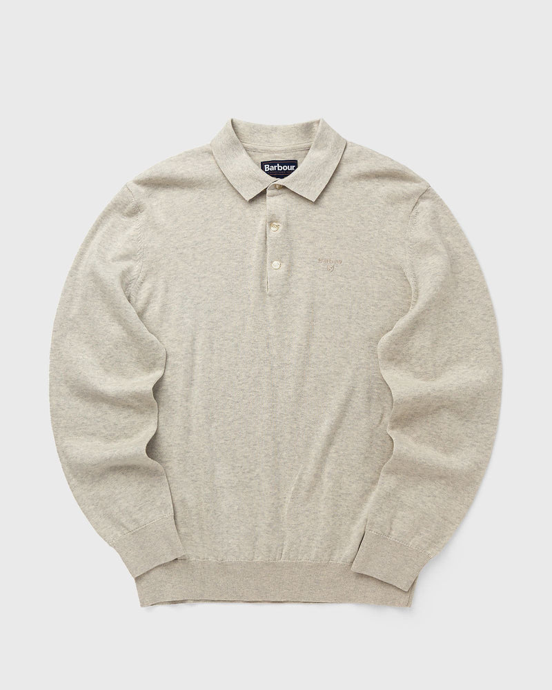 Barbour Pima Knit Polo White