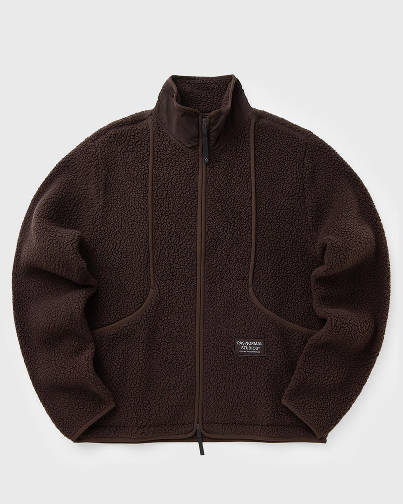 Pas Normal Studios Off-Race Pile Fleece Jacket brown