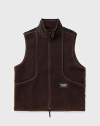 Pas Normal Studios Off-race Pile Fleece Vest brown