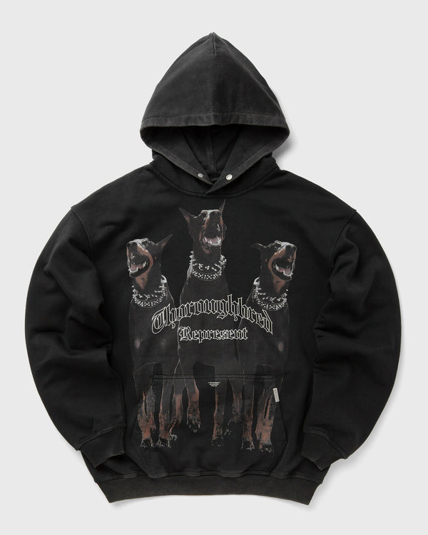 Represent THOROUGHBRED HOODIE black