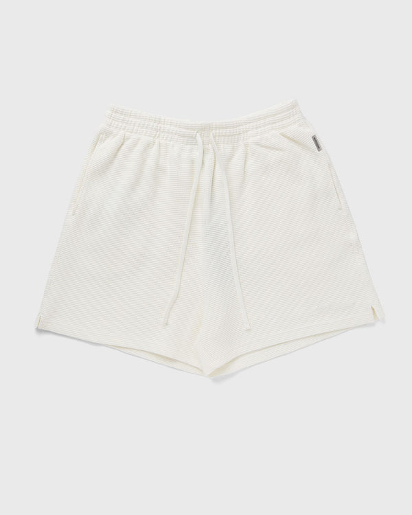 Represent WAFFLE SHORTS white