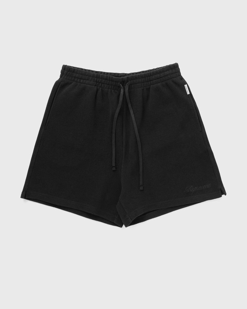 Represent WAFFLE SHORTS black