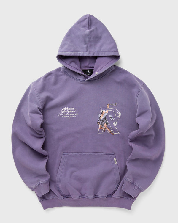 Represent HERMES HOODIE purple