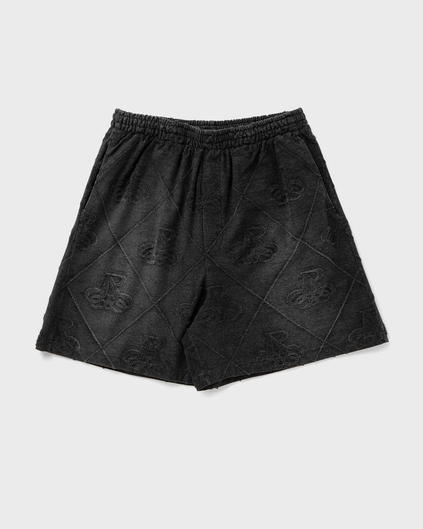 Represent TOWELLING SHORT black