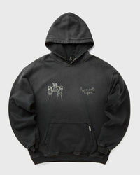 Represent Hand Drawn Thoroughbred Dogs Hoodie Black