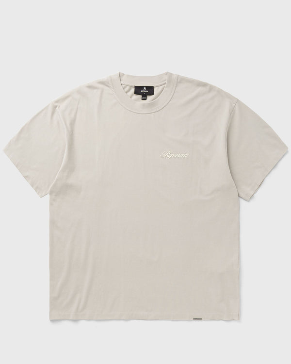 Represent Script Logo T-Shirt grey