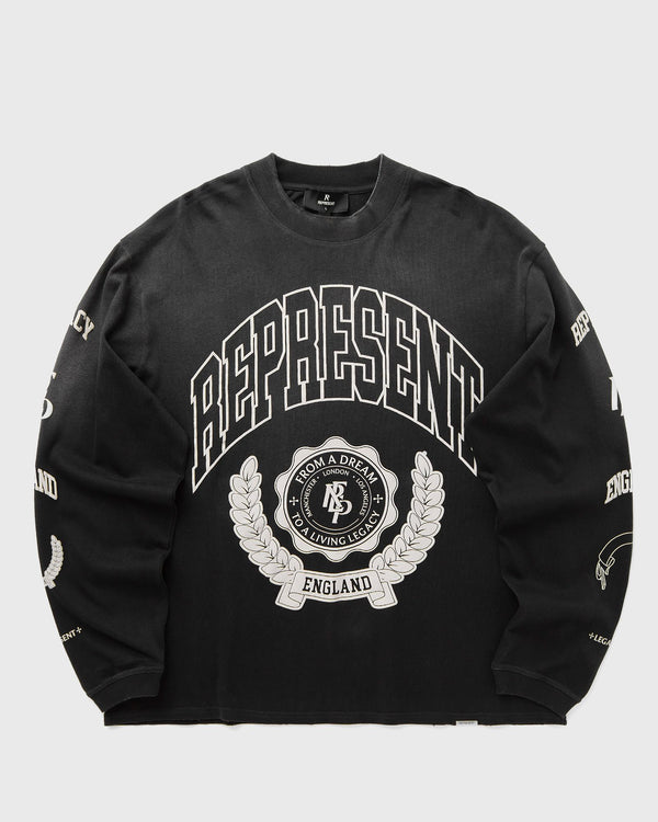 Represent Legacy Crest Long Sleeve T-Shirt black
