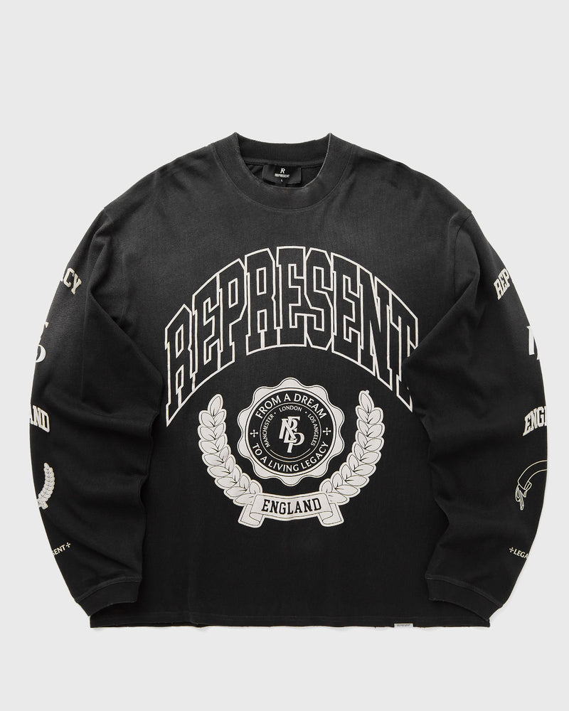 Represent Legacy Crest Long Sleeve T-Shirt black