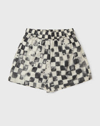 Represent Pool Side Swim Short Black|white
