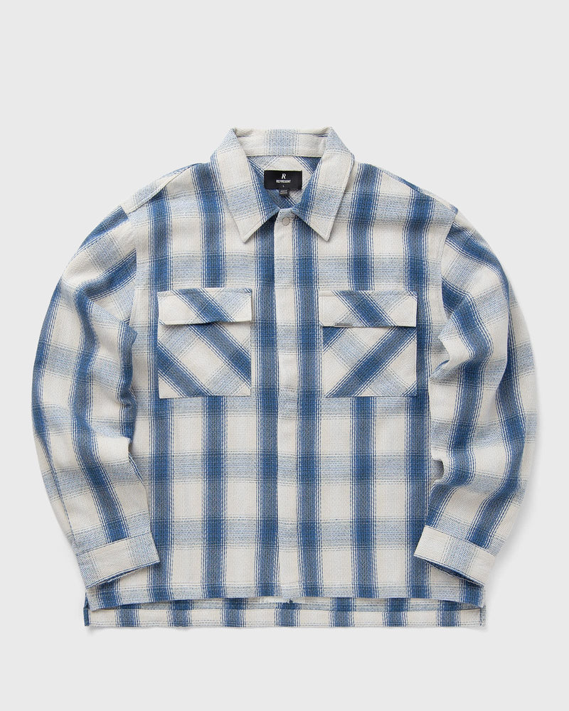 Represent SEASON FLANNEL SHIRT blue