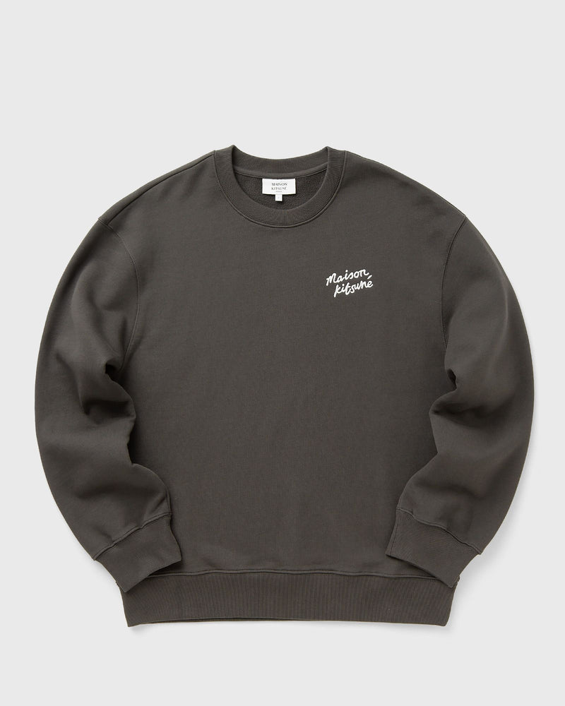 Maison Kitsune Handwriting Comfort Sweatshirt Grey