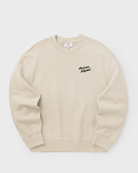 Maison Kitsune Handwriting Comfort Sweatshirt Beige