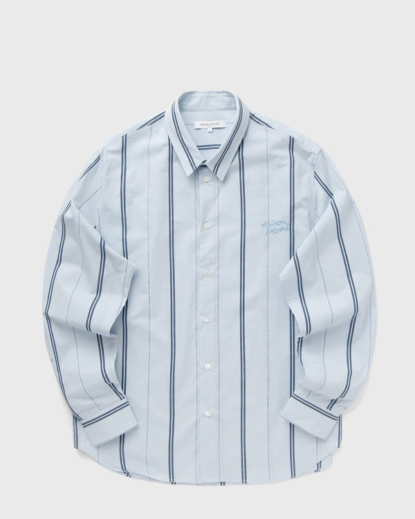 Maison Kitsune RELAXED SHIRT blue