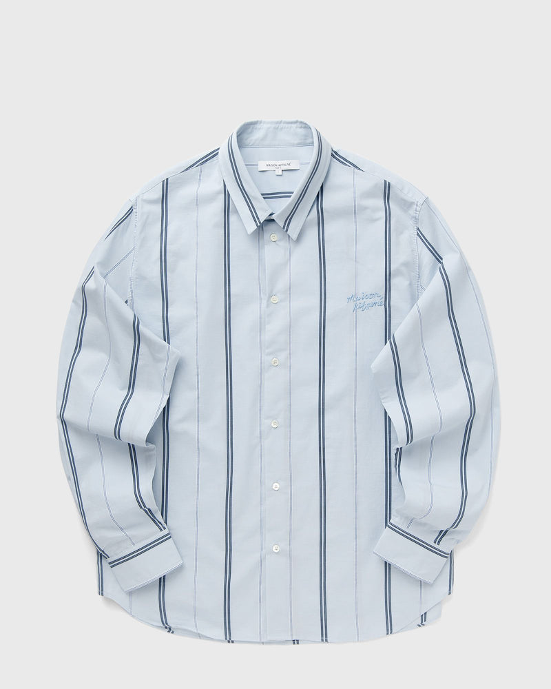 Maison Kitsune RELAXED SHIRT blue