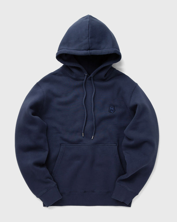 Maison Kitsune BOLD FOX HEAD PATCH COMFORT HOODIE INK BLUE blue