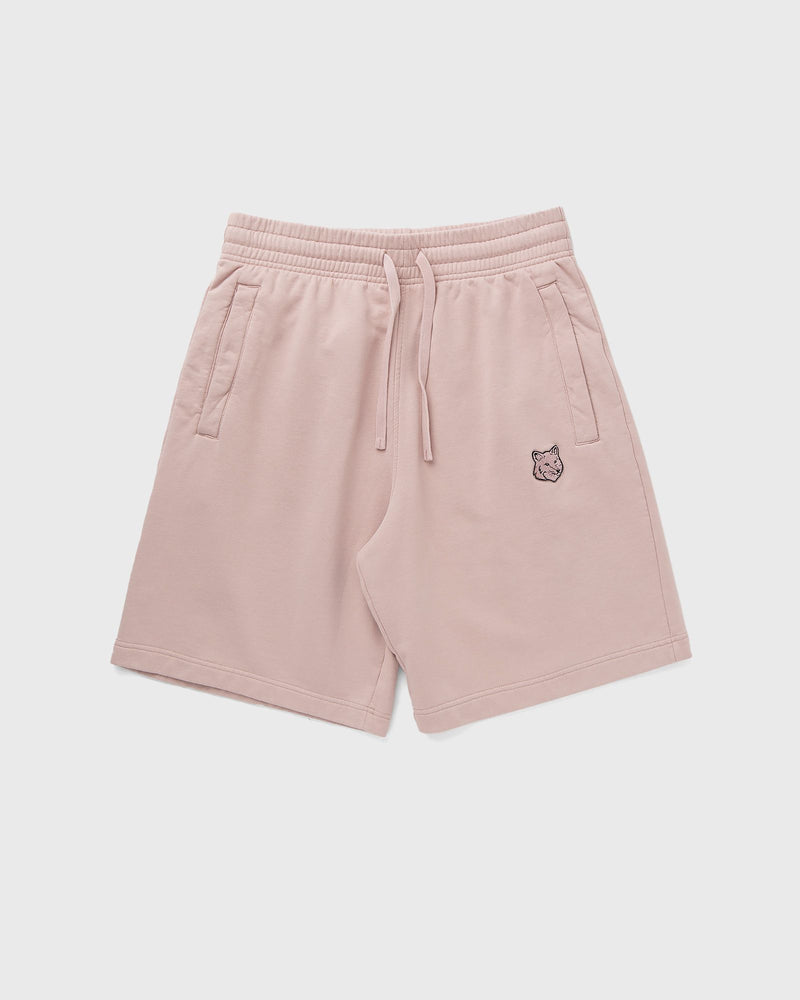 Maison Kitsune BOLD FOX HEAD PATCH OVERSIZE JOG SHORTS pink