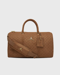 Jordan Suede Monogram Duffle M Brown