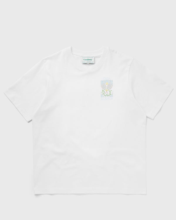 Casablanca TENNIS PASTELLE PRINTED T-SHIRT white