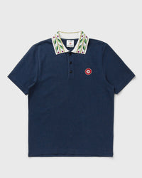 Casablanca Classic Laurel Pique POLO blue
