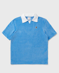 Casablanca Short Sleeve Velour POLO blue