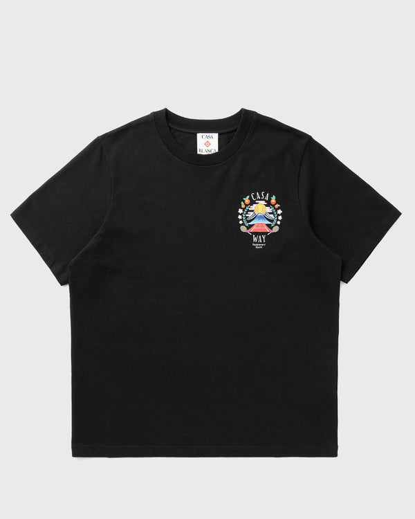 Casablanca CASA WAY MOUNTAIN PRINTED T-SHIRT black
