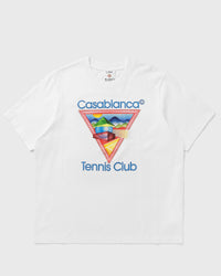 Casablanca Tennis CLUB ICON Printed T-shirt white