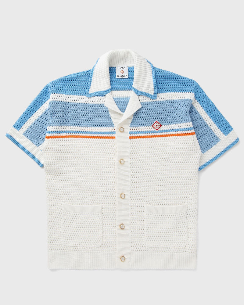 Casablanca FAUX CROCHET SHIRT white