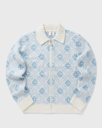 Casablanca Monogram ZIP UP blue|white