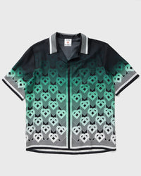 Casablanca Cuban Collar Short Sleeve Shirt Multi