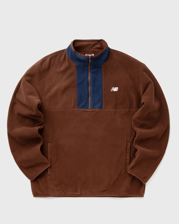 New Balance Polar Fleece 1/2 Zip brown