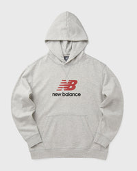 New Balance Athletics French Terry Logo Hoodie Grey