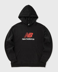 New Balance Athletics French Terry Logo Hoodie Black